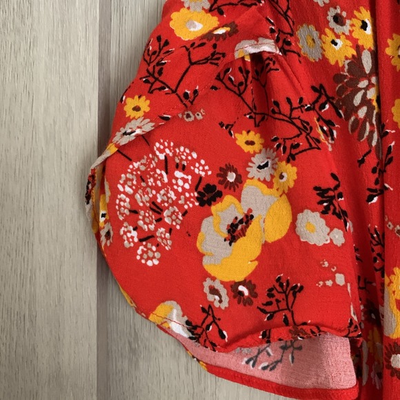 Free‎ People Jess Wrap Floral Maxi  Dress Women size Small Boho - Picture 6 of 7